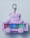 クマ型LEDメッセージキーホルダー MESSAGE BEAR